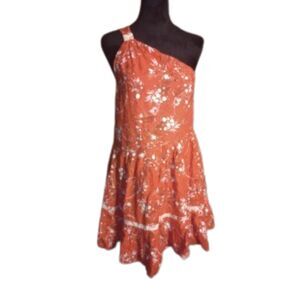 Free People Women's XSmall Linen Blend Mini Dress